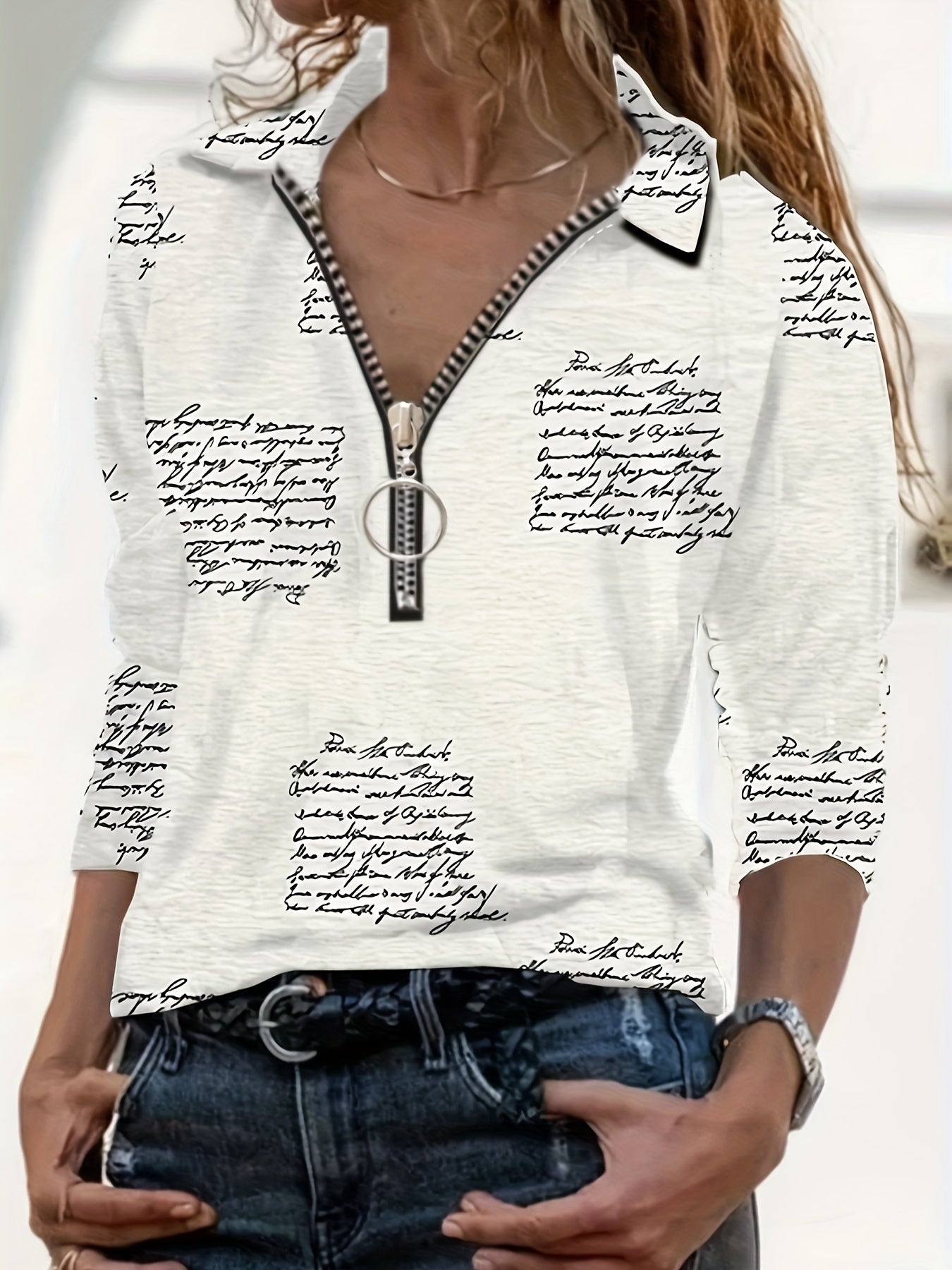 Stilla | Linned Polo Shirt Dame