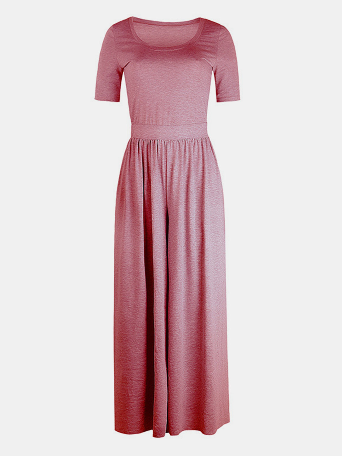 Stilla | Hals Korte Ærmer Jumpsuit