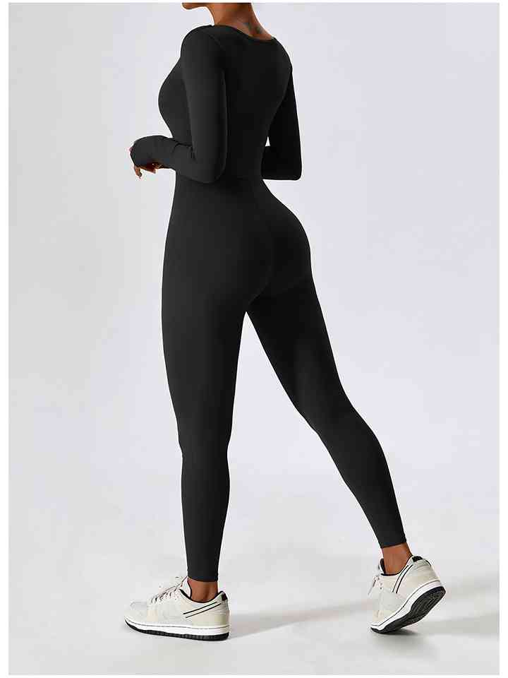 Stilla | Hals Lange Ærmer Sports Jumpsuit