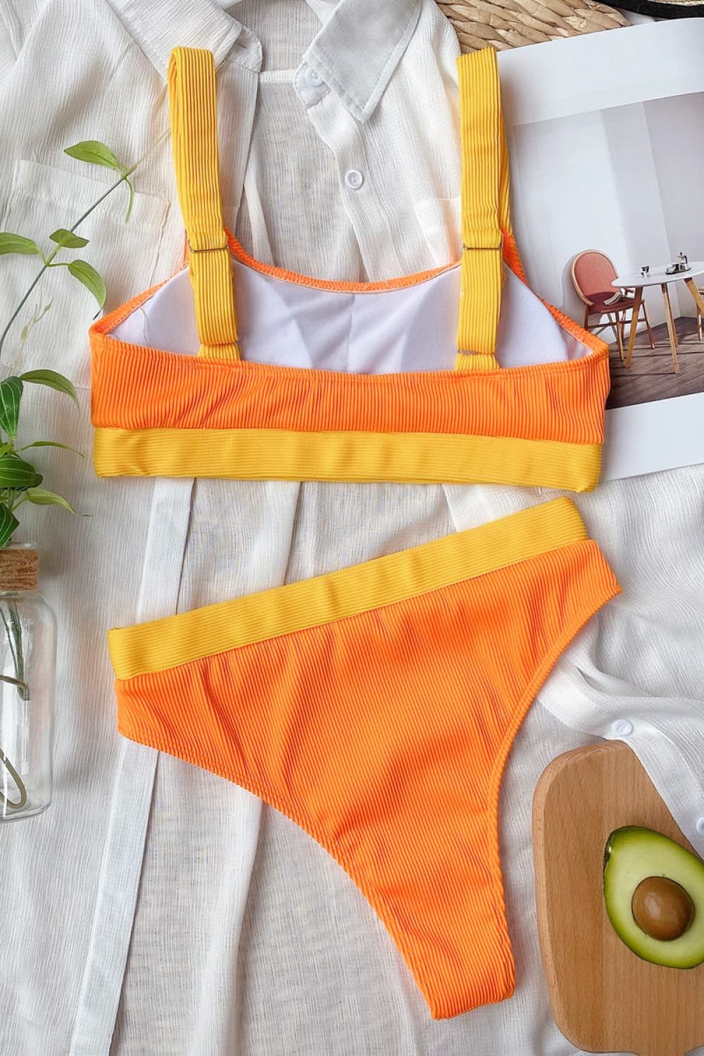 Stilla | Block Scoop Neck Bikini Sæt