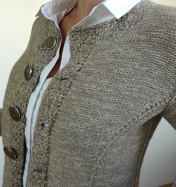 Stilla | Langærmet Cardigan med Knaplukning Robin
