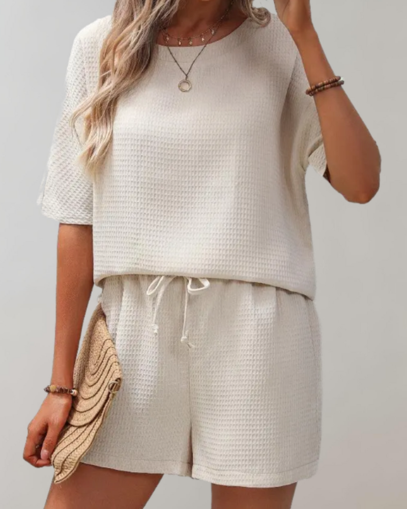 Stilla | Sæt Skjorte Og Shorts Casual