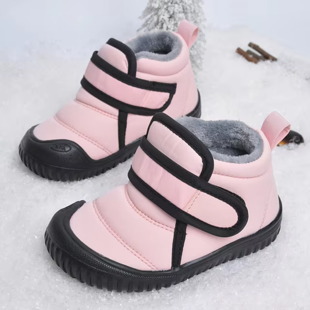 Stilla | Frummies Sneboots Varme BørneBarefoot Sneakers til børn med for og velcro