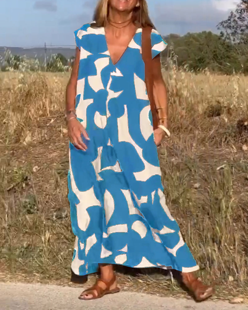 Stilla | V Hals Kjole Eksplosion Af Stil Og Elegance!