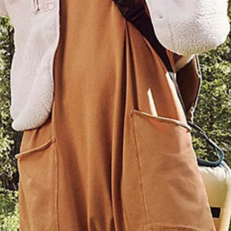 Stilla | Den Perfekte Minimalistiske Jumpsuit Med Lommer Og V-udskæring