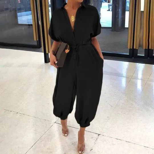 Stilla | Trykt Jumpsuit Kvinder