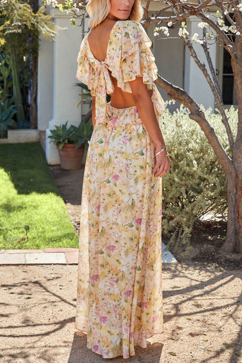 Stilla | Sweet Southern Kiss Tie Back Swing Kjole