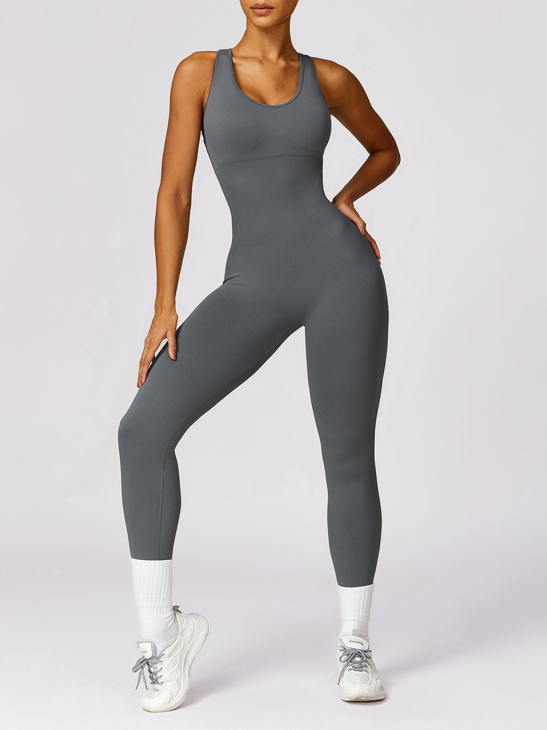 Stilla | Bae Ærmeløs Cutout Racerback Aktiv Jumpsuit