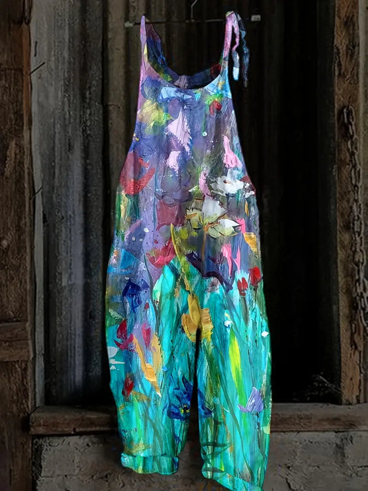 Stilla | Overall med Abstrakt Tryk Jumpsuit