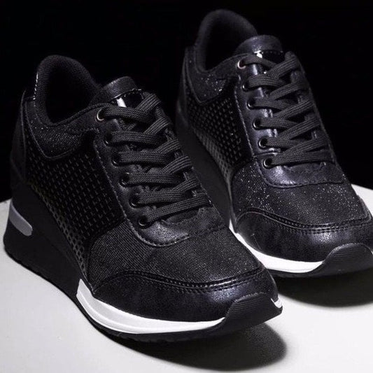 Stilla | Ortopædiske Sneakers med Kilehæl og Stabilitet