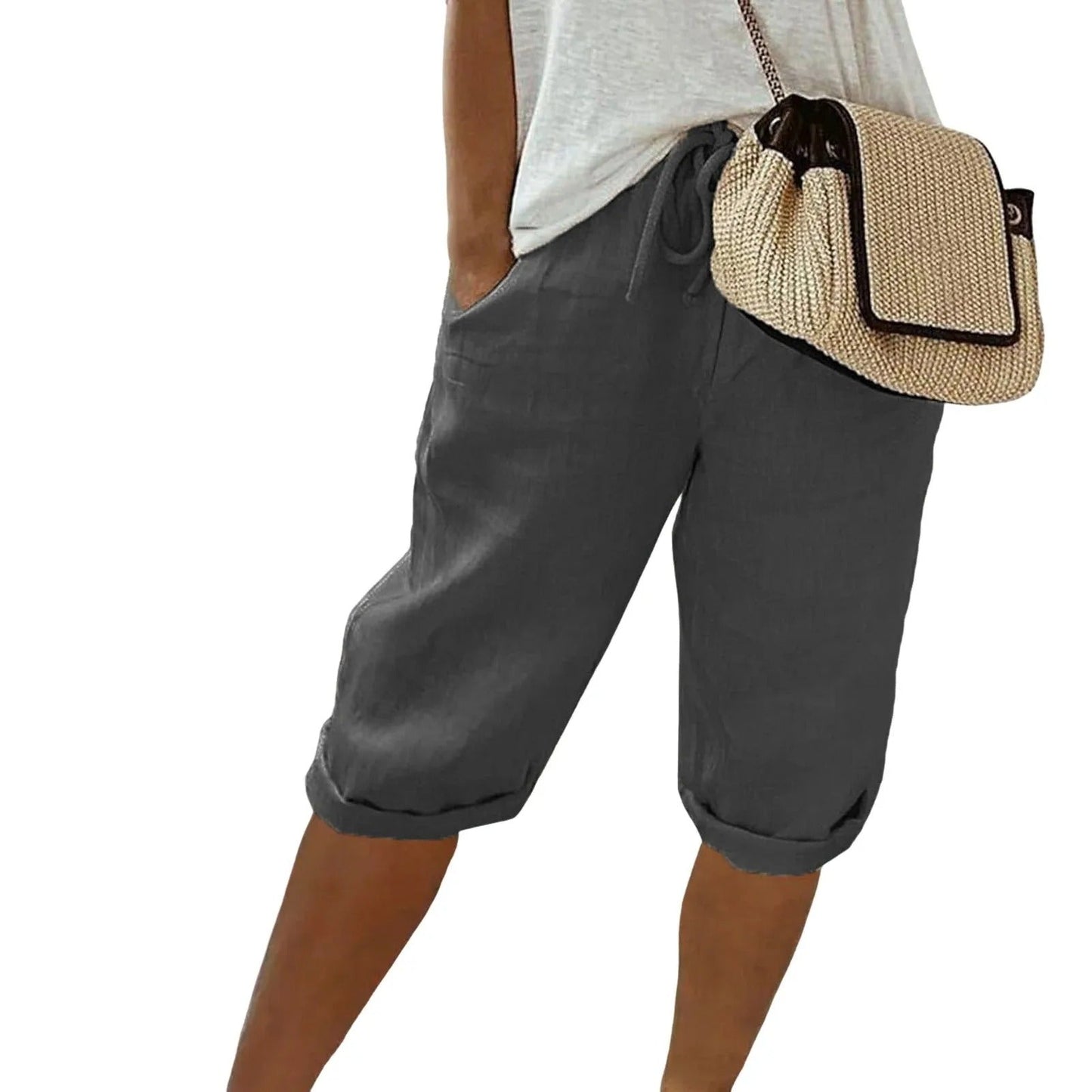 Stilla | Komfortable Sommer Cropped Bukser