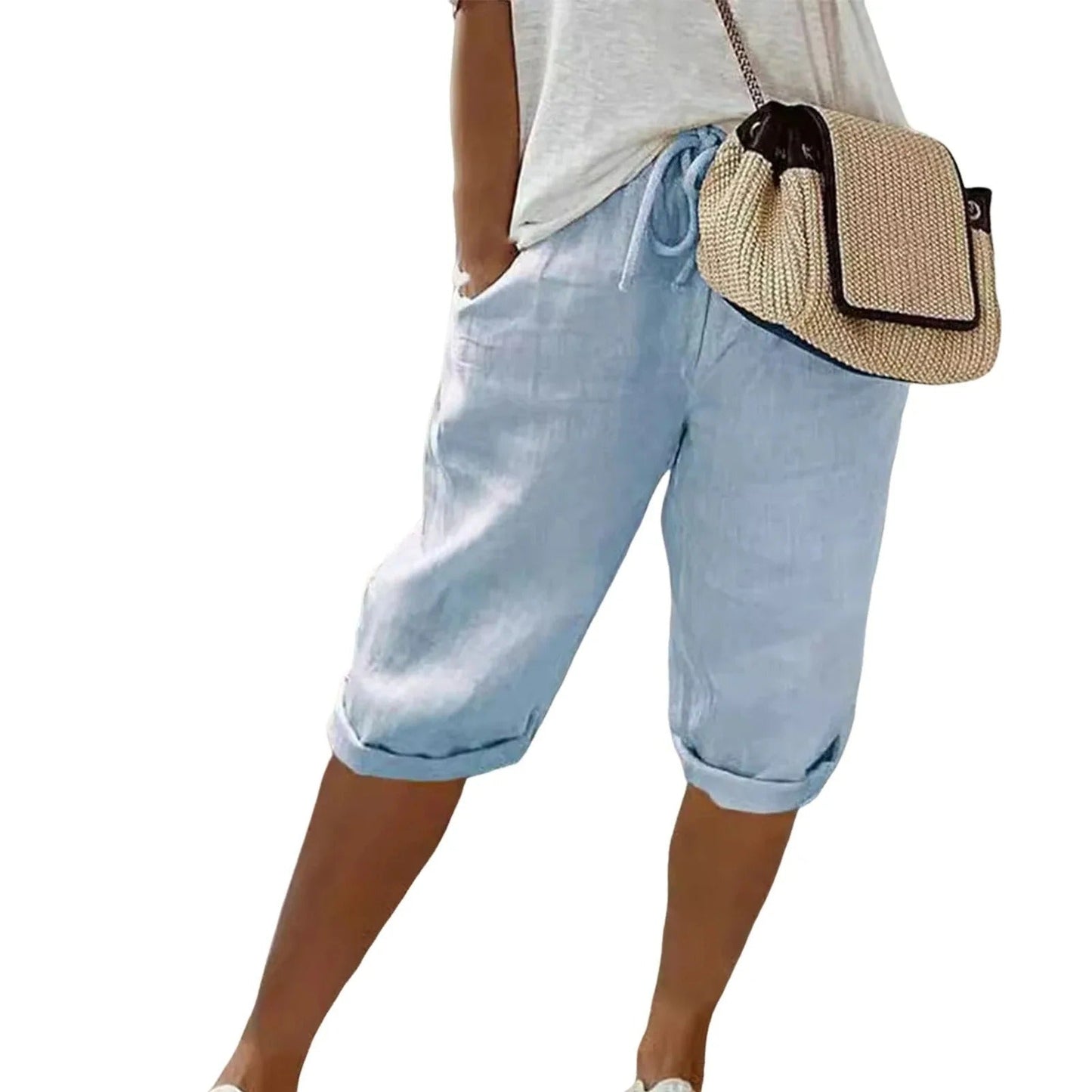 Stilla | Komfortable Sommer Cropped Bukser