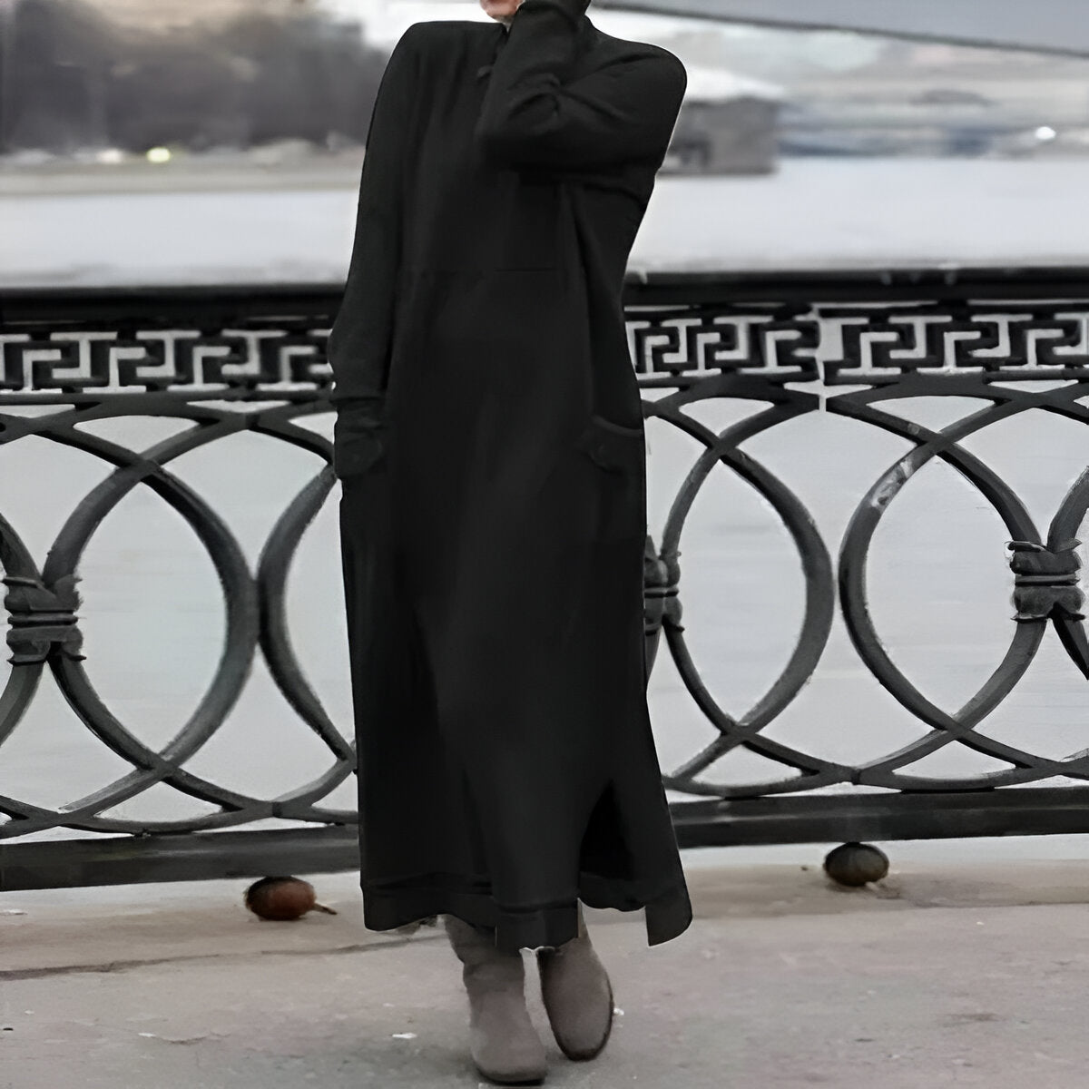 Stilla | Elegant, Super Blød Lang Kjole
