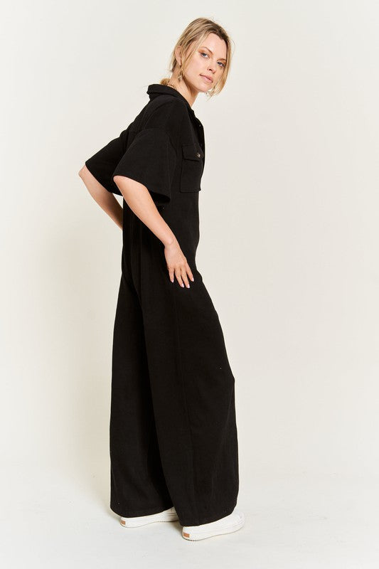 Stilla | Kravebluse Bred Ben Jumpsuit
