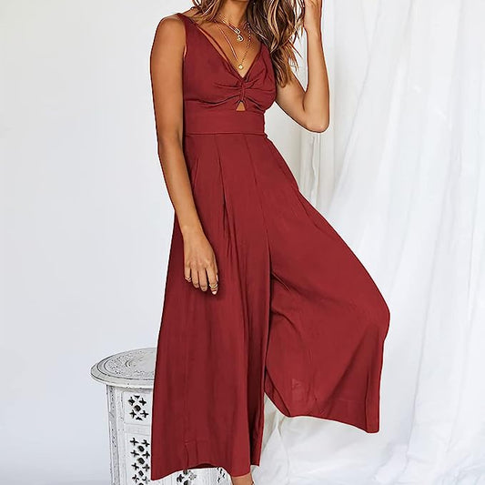 Stilla | Elegante Jumpsuits Med V-udskæring