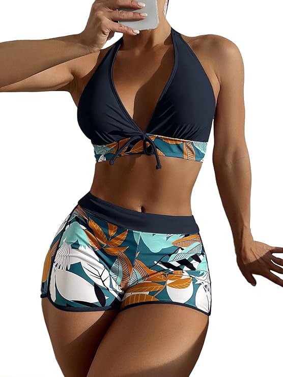 Stilla | Bikini Sæt Med Tropisk Print
