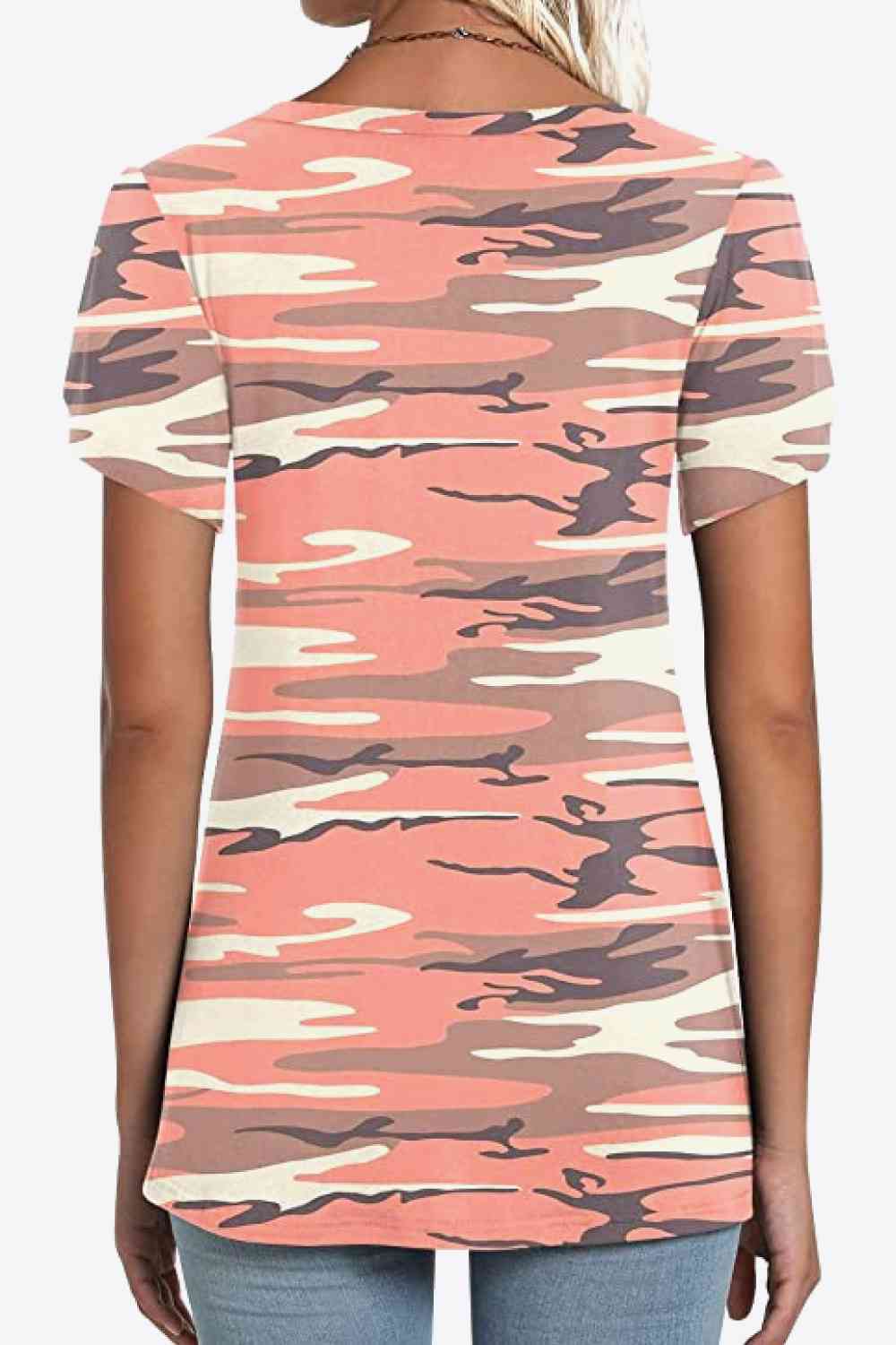 Stilla | Petal Sleeve V-hals Bluse