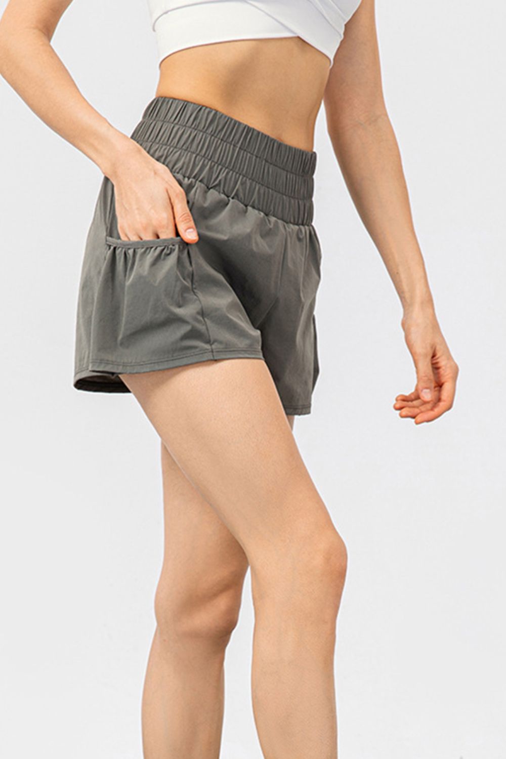 Stilla | Talje Lomme Active Shorts