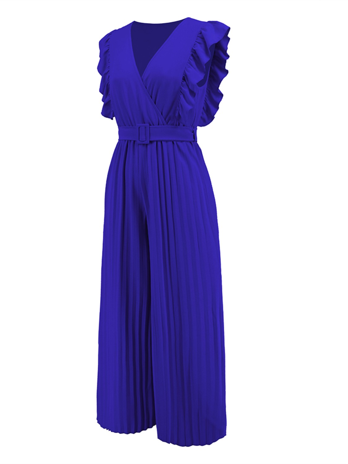 Stilla | Surplice Cap Sleeve Jumpsuit