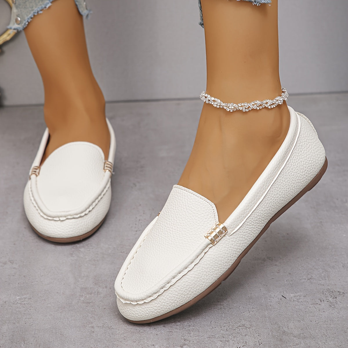 Stilla | Sommer Loafers Til Damer Komfortable Slip on Sko Med Blød Sål