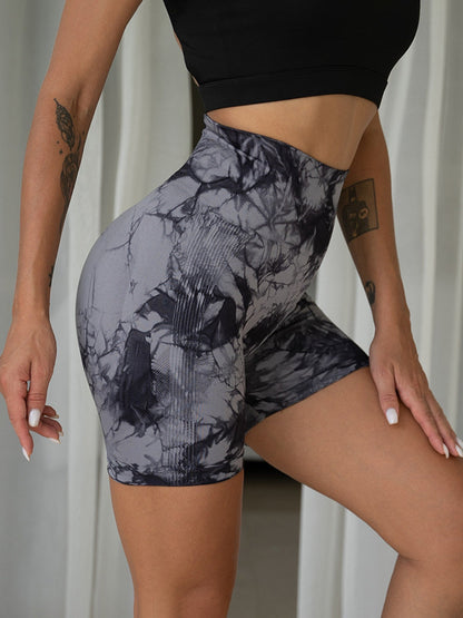 Stilla | Dye Høj Talje Bred Taljebånd Aktive Shorts