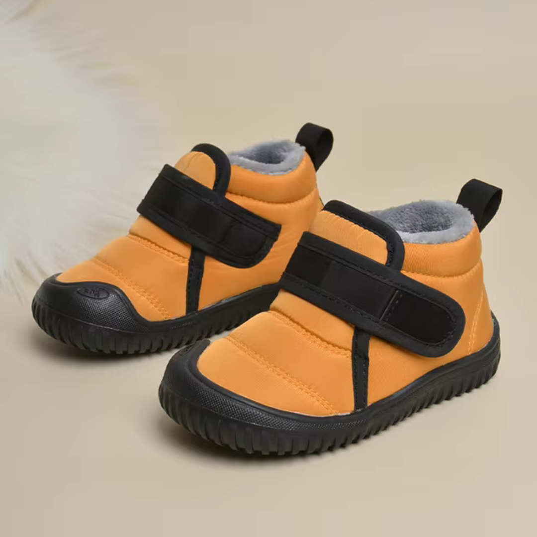 Stilla | Frummies Sneboots Varme BørneBarefoot Sneakers til børn med for og velcro