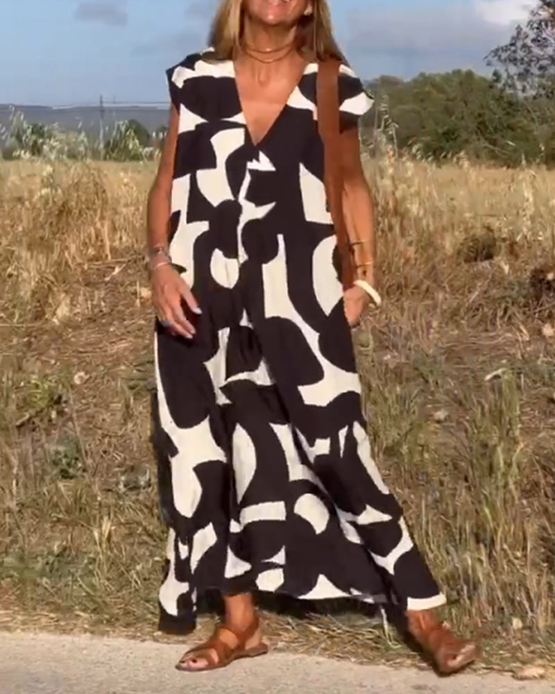 Stilla | V Hals Kjole Eksplosion Af Stil Og Elegance!