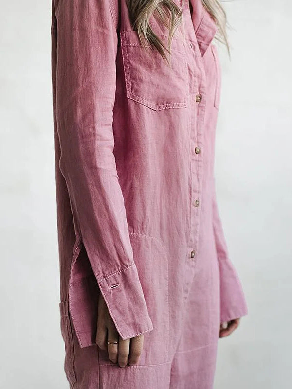 Stilla | Jumpsuit i bomuld med masser af lommer