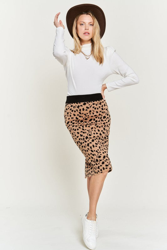 Stilla | Print Sweater Nederdele
