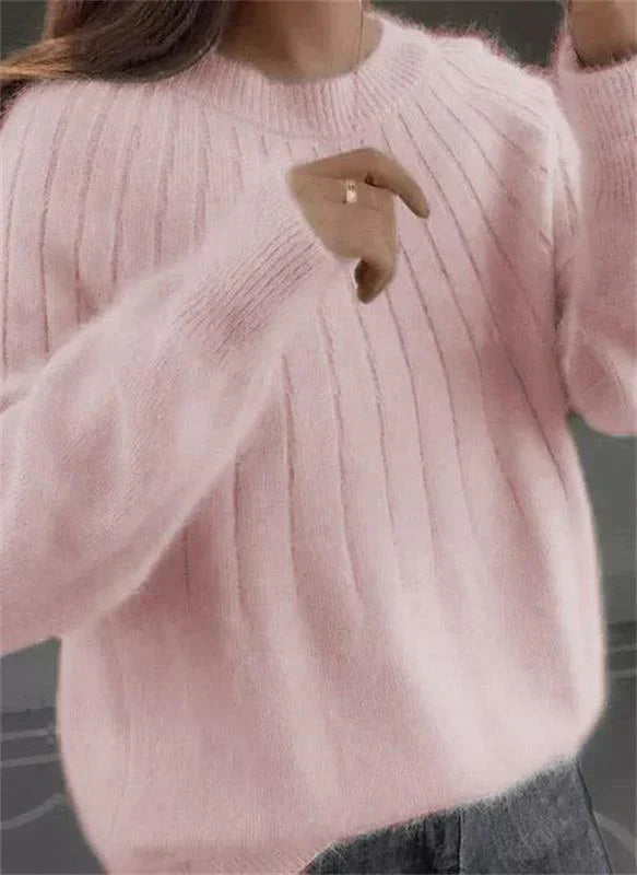Stilla | Fluffy Cashmere Striktrøje