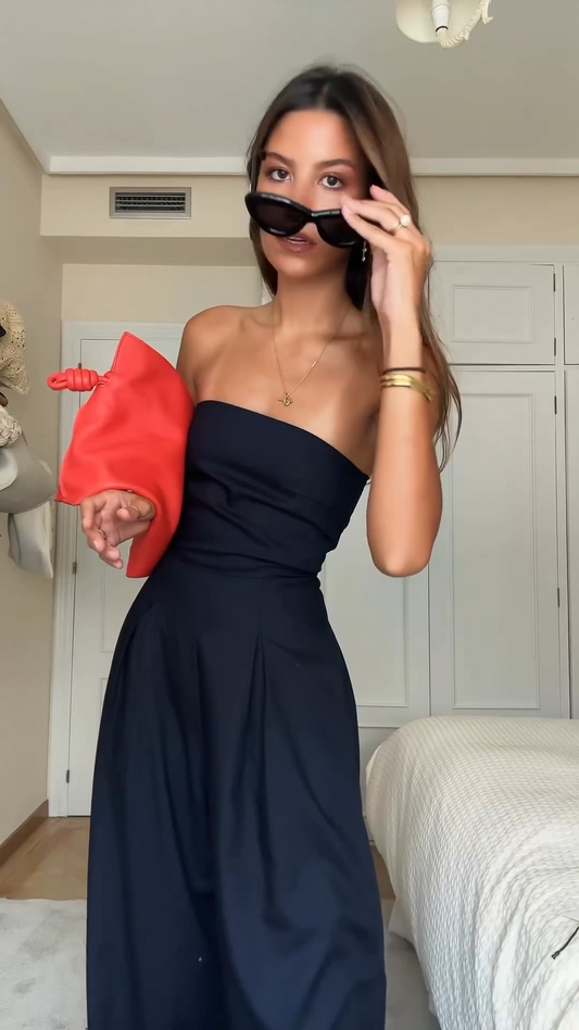 Stilla | Tidløs Sort Jumpsuit