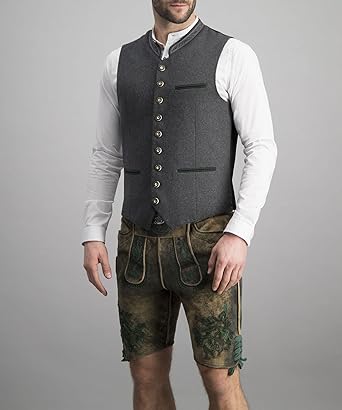 Stilla | Elegant herres traditionel vest grå