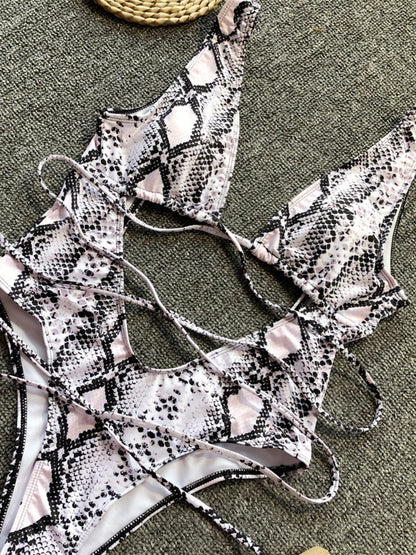 Stilla | up Rygdyp Plunge Én-stykke Badetøj