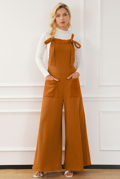 Stilla | Square Neck Wide Strap Jumpsuit