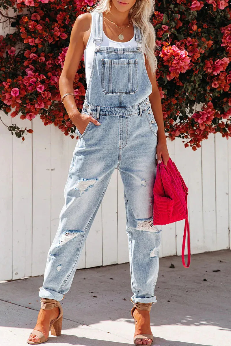 Stilla | Denim Jumpsuit Til Kvinder