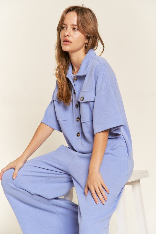 Stilla | Kravebluse Bred Ben Jumpsuit