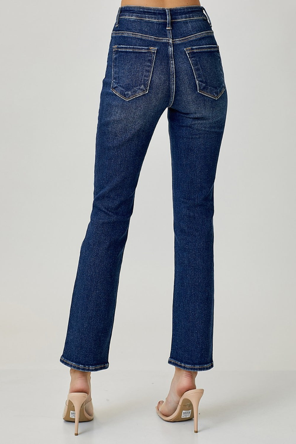Stilla | Full Size Høj Talje Lige Jeans