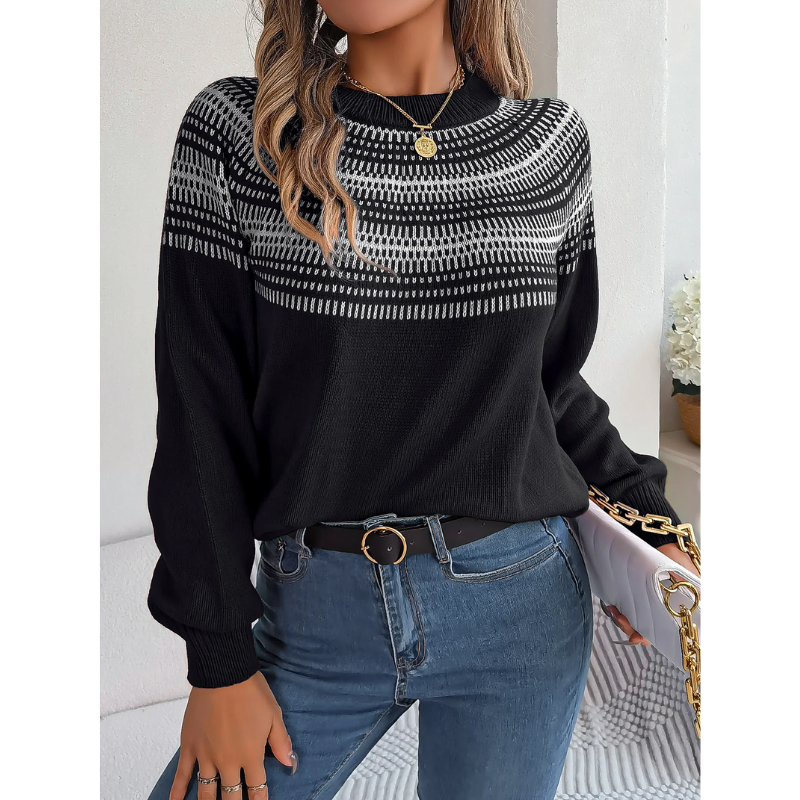 Stilla | Dame sweater med norsk mønster