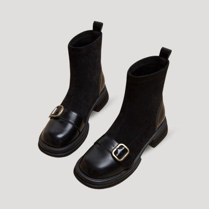 Stilla | Suedebuklede Ankelstøvler