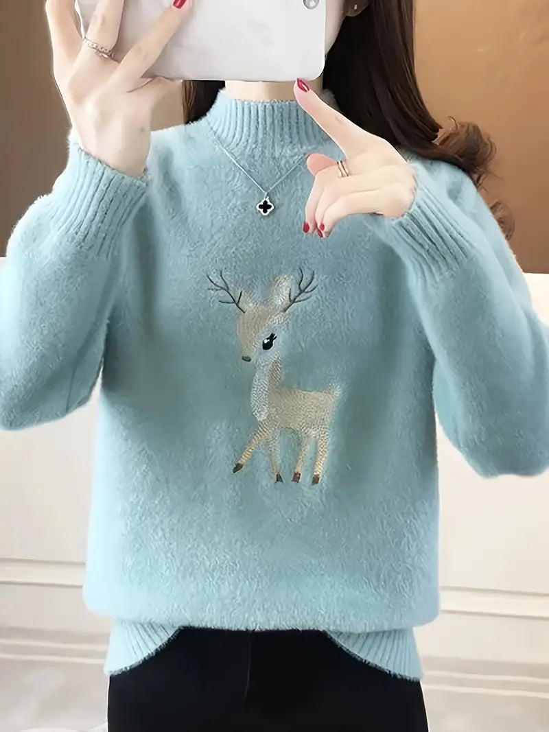 Stilla | Rullekrave Sweater Bomuld