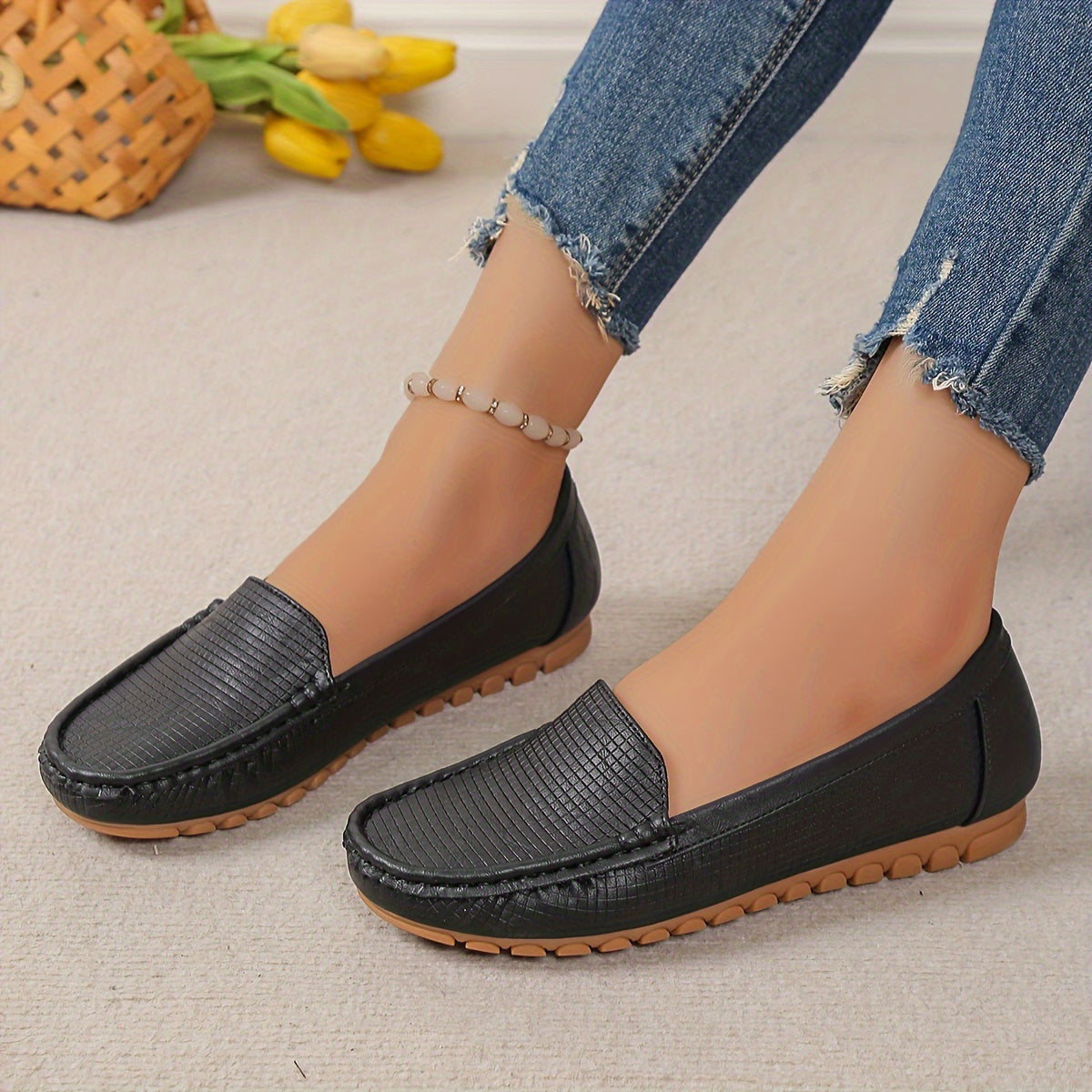 Stilla | Sommer Loafers Til Damer Komfortable Sko Med Flannel Foring