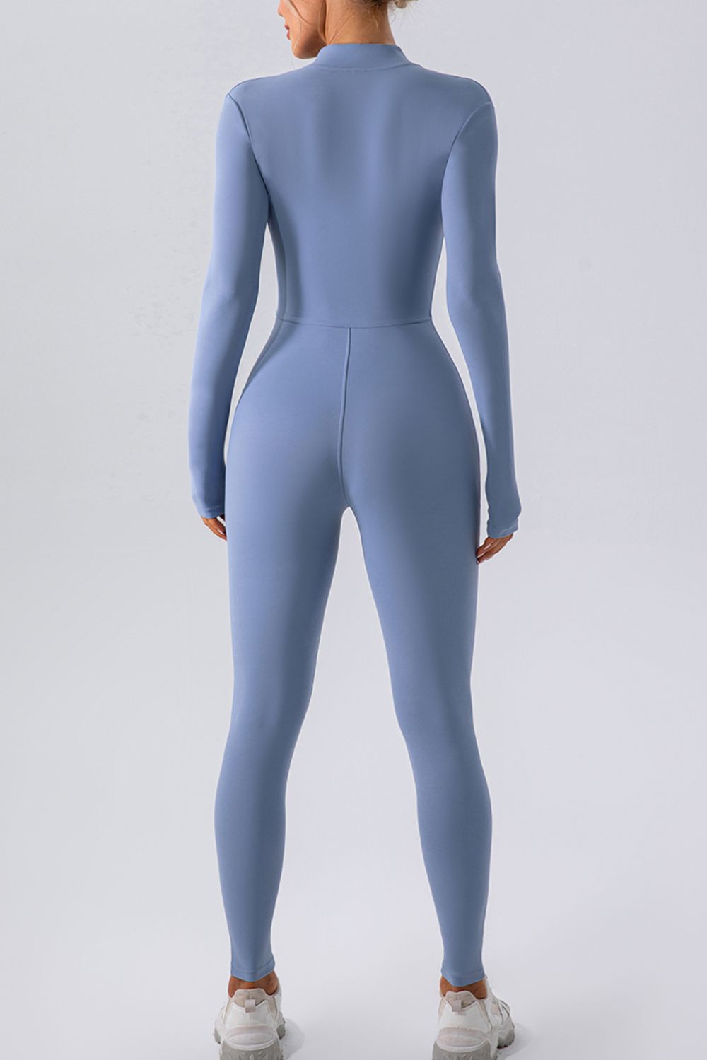 Stilla | Zip Mock Hals Aktiv Jumpsuit
