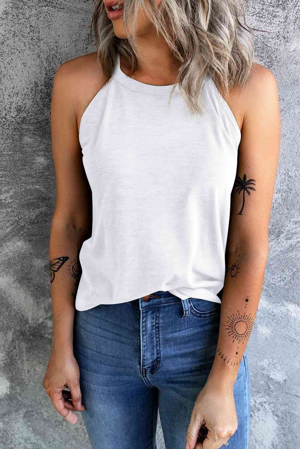 Stilla | Hem Grecian Tank Top