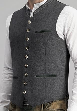 Stilla | Elegant herres traditionel vest grå