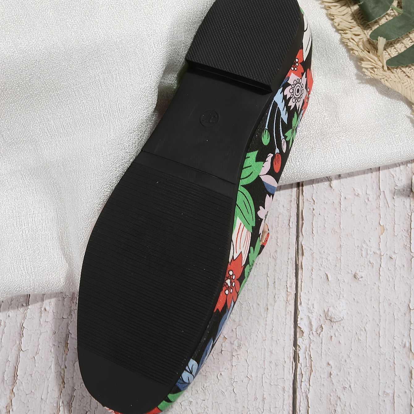 Stilla | Dame Slip on Loafers Blomster