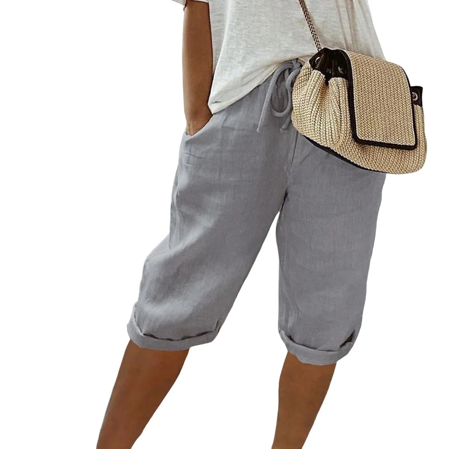 Stilla | Komfortable Sommer Cropped Bukser