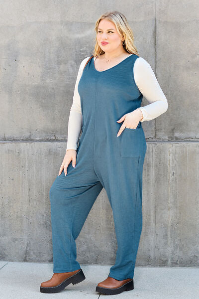 Stilla | Tag Full Size uden ærmer Lige Jumpsuit