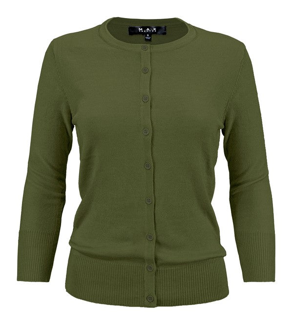 Stilla | Knapper Ned Strik Kardigan Sweater