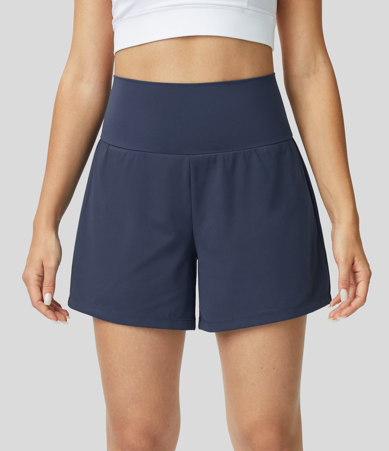 Stilla | Yoga Shorts Med Høj Talje