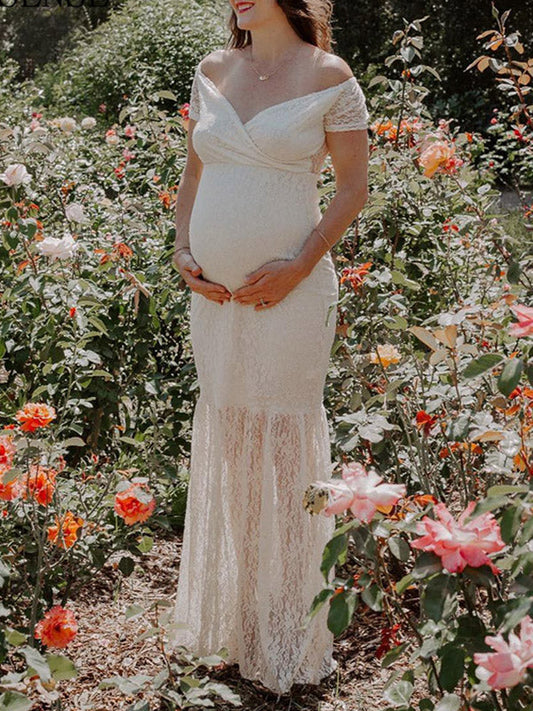 Stilla | Enkelt Farve Blonde Åbne Skuldre Fisk Hale Båd Hals Ferie Festkjoler Til Fotoshoot Søhest